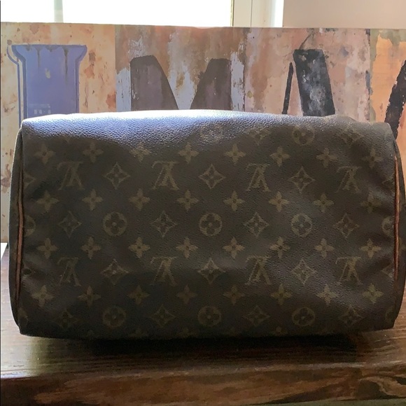 Louis Vuitton Speedy 30 Authentic MM Vtg Satchel - Picture 4 of 8